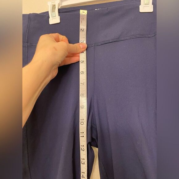 Duluth Trading Co Women's navy blue NoGA Stretch Leggings M - Picture 6 of 9